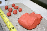 One Pound of Red Clay used for a 10 Gallon Tank